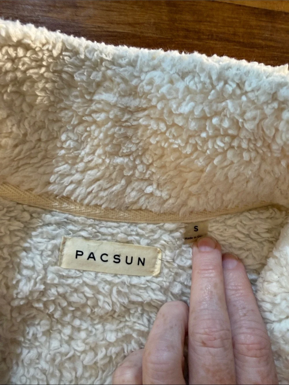 Pacsun Fleece Pullover Jacket Sz Small (g19)